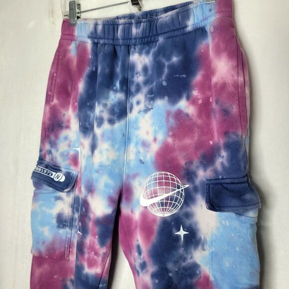 Nike Sportwear Club Space Wave Cargo Sweatpants Joggers Size Small - Picture 4 of 10